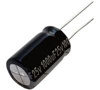 AERZETIX: 5x Condensador quimico Low ESR 1000µF ±20% 25V THT 105°C 10000h Ø10x20mm Radial 35mΩ 1900mA C14684