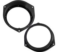 AERZETIX - C11625 - Juego de 2 Adaptadores/Soportes para Altavoces de Coche Ø120mm - Lado de Montaje: Puerta Trasera - Compatible con Opel Astra G Omega B Vectra B Zafira, Renault Trafic II