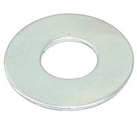 AERZETIX - C44423 - Juego de 20 arandelas planas anchas - M10x25mm - espesor 1mm - DIN9021 - acero galvanizado - color plata - montaje perno tornillo tuerca apriete estanqueidad fijación