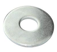 AERZETIX - C44428 - Juego de 20 arandelas planas anchas - M12x36mm - espesor 2.8mm - DIN9021 - acero galvanizado - color plata - montaje perno tornillo tuerca apriete estanqueidad fijación