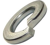 AERZETIX C44491 Arandelas Grower M8 Juego de 20 | Freno resorte H2mm, DIN127, Acero galvanizado, Montaje perno tornillo tuerca