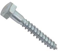 AERZETIX - C44596 - Juego de 10 - Tornillos para madera/tirafondos M10x70mm - con cabeza hexagonal 6 lados - DIN571 - en acero galvanizado - montaje fijación marco de madera contrachapado aglomerado