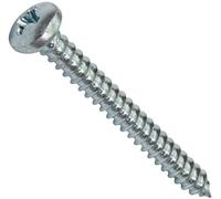 AERZETIX - C44633 - Juego de 100 - Tornillos autorroscantes M3.5x32mm con cabeza redonda abombada - con huella cruciforme PH - DIN7981 - en acero galvanizado - chapa montaje fijación apriete taladro