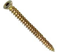 AERZETIX - C44664 - Juego de 20 Tornillos para hormigón Ø7.5x82mm con huella estrella T30 - montaje directo sin tacos - con cabeza fresada - en acero - anclaje fijación construcción madera