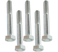 AERZETIX - C47512 - Juego de 5 piezas - Pernos M8x60 con rosca parcial - cabeza hexagonal - Ø8x60mm - DIN 931 - clase 8.8 - acero cincado - bricolaje - herramientas de montaje/ferretería