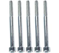 AERZETIX - C47648 - Juego de 5 piezas - Pernos M5x65 - con cabezal hexagonal interior - Ø5x65mm - DIN 912 - Clase 8.8 - En Acero Zingué - DIY - Herramientas de montaje/Hardware