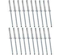 AERZETIX - C48101 - Juego de 20 remaches ciegos estándar Ø3.2x20mm aluminio/acero - DIN 7337 A - remache pop con ruptura de vástago