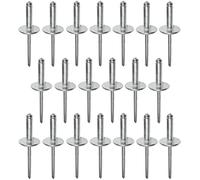 AERZETIX - C48177 - Juego de 20 remaches ciegos Ø4.8x16mm con cabeza ancha 16mm - DIN 7337 C - remache pop con ruptura de vástago - en aluminio/acero