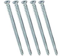 AERZETIX - C48388 - Juego de 5 tornillos de anclaje directo para hormigón Ø7.5x152mm cabeza fresada cónica - con huella estrella T30 - fijación directa sin tacos