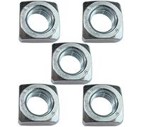 AERZETIX - C49555 - Juego de 5 tuercas cuadradas M12 biseladas 18.0x10.0mm rosca métrica - en acero al carbono