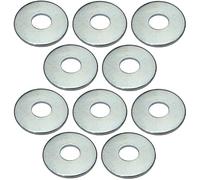 AERZETIX - C49712 - Juego de 10 Arandelas planas anchas - M8/Ø24mm - en acero galvanizado - DIN 9021-140HV - para fijaciones metal a metal o madera a metal