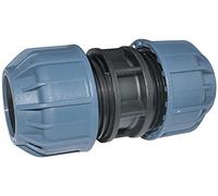 AERZETIX - C51162 - Manguito/racor de reparación de compresión Ø32mm 10 barras para tubo de agua - conector/reparador para manguera de jardín/riego - en polipropileno