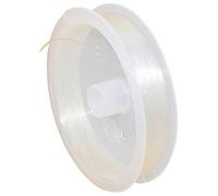 AERZETIX - C51727 - Hilo elástico de Silicona - para Joyas Pulsera Collar - 10 Metros x 0.6mm - Color Transparente - proyectos creativos Costura Arte Artesanal