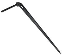 AERZETIX - C52034 - Juego de 20 estacas de laberinto acodados 30° - caudal máximo 2 l/h - para manguera de microirrigación 5mm - longitud 15cm - en plástico - para micro riego localizado
