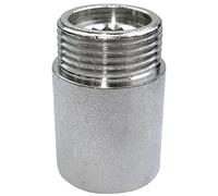 AERZETIX - C53494 - Racor prolongación de unión recto para atornillar - rosca macho/hembra 3/4" - longitud 30mm - en metal
