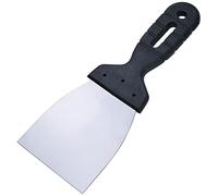 AERZETIX - C54959 - Espátula universal 80x220mm - para albañilería pintura masilla yesos - raspador/cuchillo papel pintado - manija en plástico - hoja de acero inoxidable