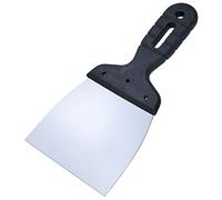 AERZETIX - C54960 - Espátula universal 100x220mm - para albañilería pintura masilla yesos - raspador/cuchillo papel pintado - manija en plástico - hoja de acero inoxidable