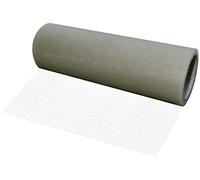 AERZETIX - C55247 - Rollo red de tul 15cm x 9m - color: gris - para confección costura ropa artesanía decoración