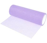 AERZETIX - C55250 - Rollo red de tul 15cm x 9m - color: lila - para confección costura ropa artesanía decoración