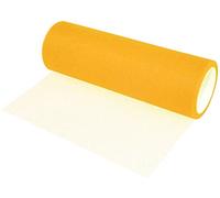 AERZETIX - C55267 - Rollo red de tul 15cm x 9m - color: amarillo - para confección costura ropa artesanía decoración