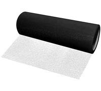 AERZETIX - C55271 - Rollo red de tul 15cm x 9m - color: negro - para confección costura ropa artesanía decoración