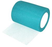 AERZETIX - C55280 - Rollo red de tul 8cm x 15m - color: turquesa - para confección costura ropa artesanía decoración