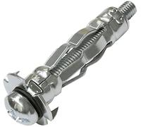 AERZETIX - C57426 - Juego de 10 Tacos de expansión Ø10x37mm para Placas de Yeso Cuerpo Hueco metálico - con Tornillo M5 - fijación en tabique seco - Color Plata