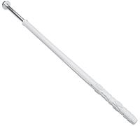 AERZETIX - C57485 - Juego de 10 Tacos de plástico con Cabeza fresada con Aletas Ø10x230mm + 10 Tornillos tirafondos Ø7x235mm con Brida - Huella 6 Lados Llave 13mm y Huella Estrella TX40 en Acero