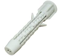 AERZETIX - C57878 - Juego de 50 Tacos universales con collarín polivalentes Ø10x60mm Multiusos - en Nylon - para fijación en hormigón ladrillo Bloque de Cemento