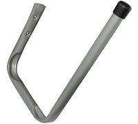 AERZETIX - C58694 - Gancho simple universal de almacenamiento 175x200x280x19mm - soporte de pared - acero perfilado tubular - suspensión colgante enganche garaje taller casa - color gris