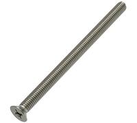 AERZETIX - C59576 - Juego de 5 tornillos de metal M6x90mm con cabeza fresada - huella PH3 - DIN 965 - en acero inoxidable A2 - rosca métrica estándar - destornillador montaje fijación