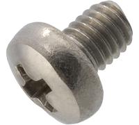 AERZETIX - C59745 - Juego de 50 tornillos de metal con cabeza cilíndrica M3x4mm con huella PH1 - perno de montaje - DIN 7985 - en acero inoxidable A2 - color plata