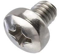 AERZETIX - C59764 - Juego de 20 tornillos de metal con cabeza cilíndrica M4x5mm con huella PH2 - perno de montaje - DIN 7985 - en acero inoxidable A2 - color plata