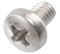 AERZETIX - C59765 - Juego de 20 tornillos de metal con cabeza cilíndrica M4x6mm con huella PH2 - perno de montaje - DIN 7985 - en acero inoxidable A2 - color plata