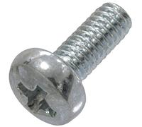 AERZETIX - C59831 - Juego de 50 Tornillos de metal con cabeza cilíndrica M2.5x6mm con huella PH1 - perno de montaje - DIN 7985 - dureza 4.8 - acero al carbono - color plata