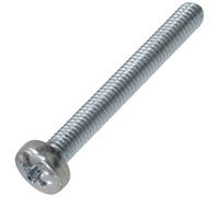 AERZETIX - C59856 - Juego de 200 Tornillos de metal con cabeza cilíndrica M3x25mm con huella PH1 - perno de montaje - DIN 7985 - dureza 4.8 - acero al carbono - color plata