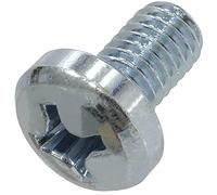 AERZETIX - C59913 - Juego de 50 Tornillos de metal con cabeza cilíndrica M6x10mm con huella PH2 - perno de montaje - DIN 7985 - dureza 4.8 - acero al carbono - color plata