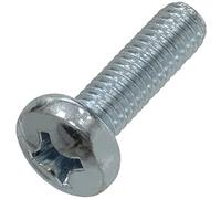 AERZETIX - C59917 - Juego de 50 Tornillos de metal con cabeza cilíndrica M6x20mm con huella PH2 - perno de montaje - DIN 7985 - dureza 4.8 - acero al carbono - color plata