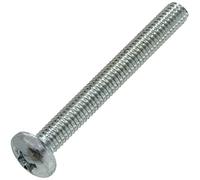 AERZETIX - C59923 - Juego de 20 Tornillos de metal con cabeza cilíndrica M6x50mm con huella PH3 - perno de montaje - DIN 7985 - dureza 4.8 - acero al carbono - color plata