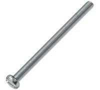 AERZETIX - C60129 - Juego de 50 Tornillos de metal con cabeza cilíndrica M3x40mm con huella ranurada S - perno de montaje - DIN 84 - dureza 4.8 - en acero galvanizado - color plata