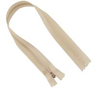 AERZETIX - C61012 - Juego de 10 Cremalleras invisibles 35cm no separables - cierre de cremallera - color beige claro - marroquinería pantalones vaqueros vestido falda costura ropa