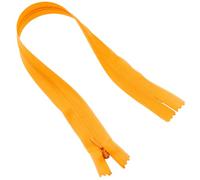 AERZETIX - C61046 - Juego de 10 Cremalleras invisibles 35cm no separables - cierre de cremallera - color mostaza-naranja - marroquinería pantalones vaqueros vestido falda costura ropa