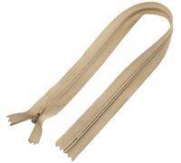 AERZETIX - C61136 - Juego de 10 Cremalleras invisibles 40cm no separables - cierre de cremallera - color beige - marroquinería pantalones vaqueros vestido falda costura ropa