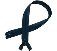 AERZETIX - C61599 - Juego de 10 Cremalleras invisibles 45cm no separables - cierre de cremallera - color azul oscuro - marroquinería pantalones vaqueros vestido falda costura ropa