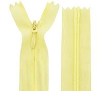 AERZETIX - C61805 - Juego de 10 Cremalleras invisibles 55cm no separables - cierre de cremallera - color plátano amarillo - marroquinería pantalones vaqueros vestido falda costura ropa