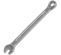 AERZETIX - C64768 - Llave combinada plana métrica 6mm longitud 101mm - horquilla y anillo/ojo 12 lados - manija recta - en acero CR-V - color plata - apriete/montaje/aflojamiento