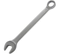 AERZETIX - C64778 - Llave combinada plana métrica 21mm longitud 253mm - horquilla y anillo/ojo 12 lados - manija recta - en acero CR-V - color plata - apriete/montaje/aflojamiento