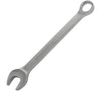 AERZETIX - C64779 - Llave combinada plana métrica 22mm longitud 262mm - horquilla y anillo/ojo 12 lados - manija recta - en acero CR-V - color plata - apriete/montaje/aflojamiento