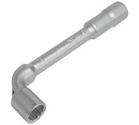 AERZETIX - C64819 - Llave de pipa abierta 13mm con 6 lados - longitud 155mm - accesorio auto apriete aflojamiento montaje mecánico herramienta manual - en acero Cr-V - color plata