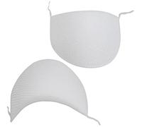 AERZETIX - C65182 - Par de hombreras para ropa 150x100x12mm - mujer hombre suéter abrigos chaqueta trajes mercería accesorios costura moda vestido - color: blanco - en espuma